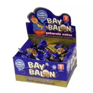 آدامس بایبالون Sekersiz sakiz بسته 100 عددی | ByBalon