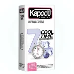 کاندوم کاپوت تاخیری یک ساعته مدل Cool Time بسته 12 عددی