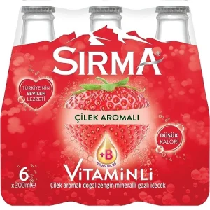 نوشیدنی گازدار سیرما Sirma با طعم توت فرنگی